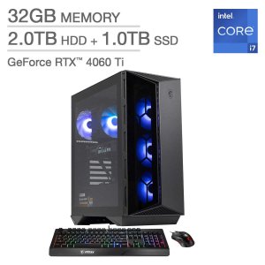 MSI Aegis R Desktop (i7-13700F, 4060Ti, 32GB, 3TB)