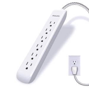 Philips 6-Outlet Surge Protector Power