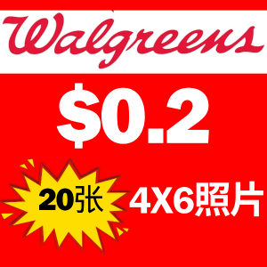 [Expired]Walgreens 4X6 Photo Print 20pcs