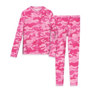 Athletic Works Girls Thermal Top & Bottom Set