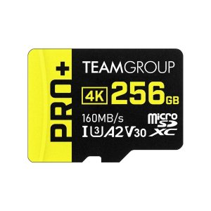 Today Only: Team 256GB PRO+ microSDHC UHS-I/U3 160MB/s