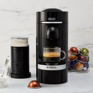 Nespresso VertuoPlus Deluxe by De'Longhi with Aeroccino Milk Frother