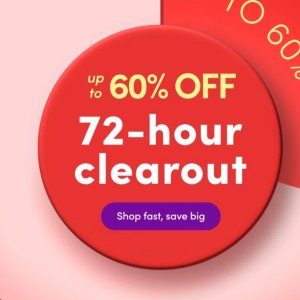 Wayfair 72-hour Clearout