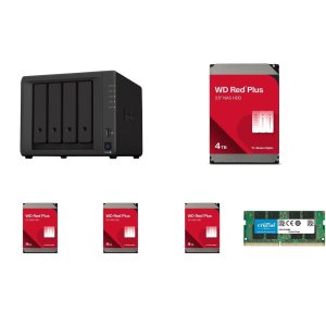 Synology 4-Bay DS923+, 4*4T WD Red Plus, 16GB