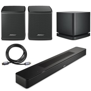 Bose Smart Soundbar, Black, Bundle