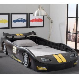 Delta Children Turbo Race Car Twin Bed