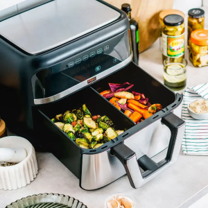 Today Only: Bella PRO - 9-qt. TriZone Touchscreen Air Fryer with Dual Flex Basket